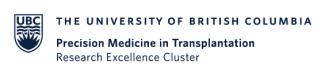 Precision Medicine in Transplantation Research Excellence  Cluster logo